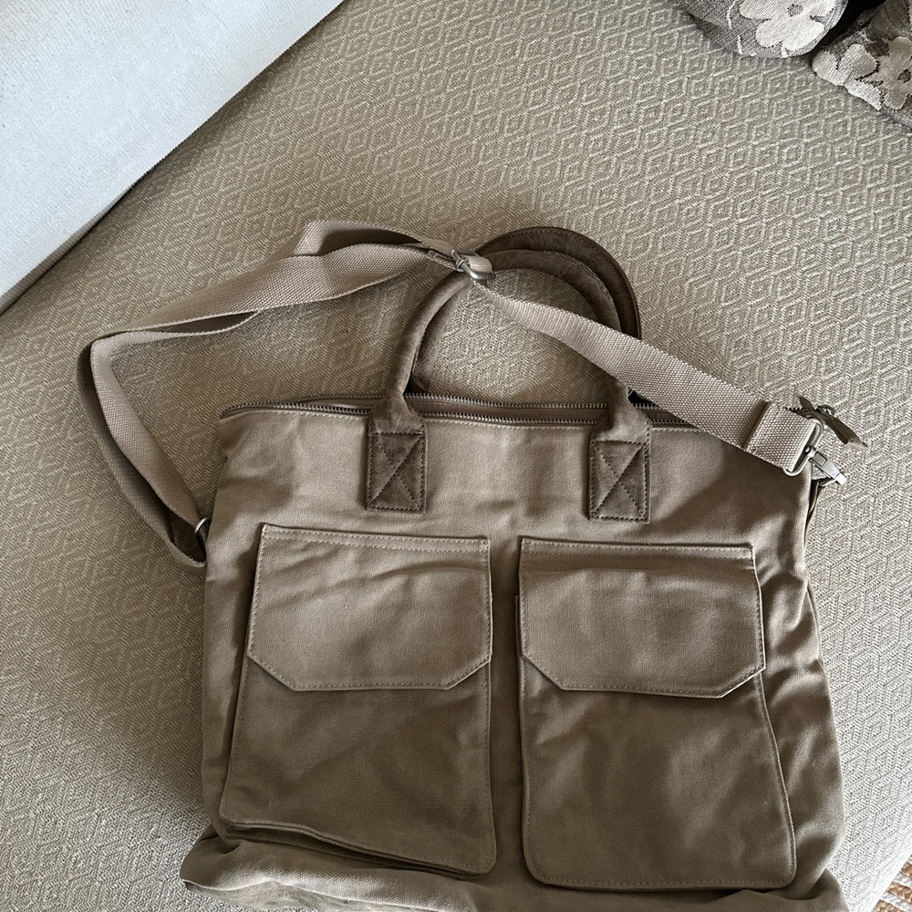 Biege Messenger Bag - Picture 1 of 3